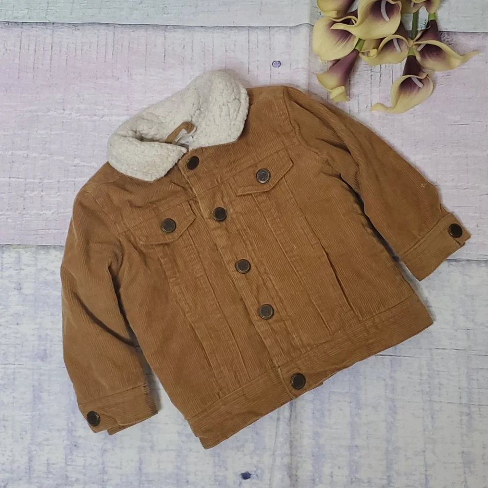 Toughskins Infant Fleece Lined Corduroy Jacket